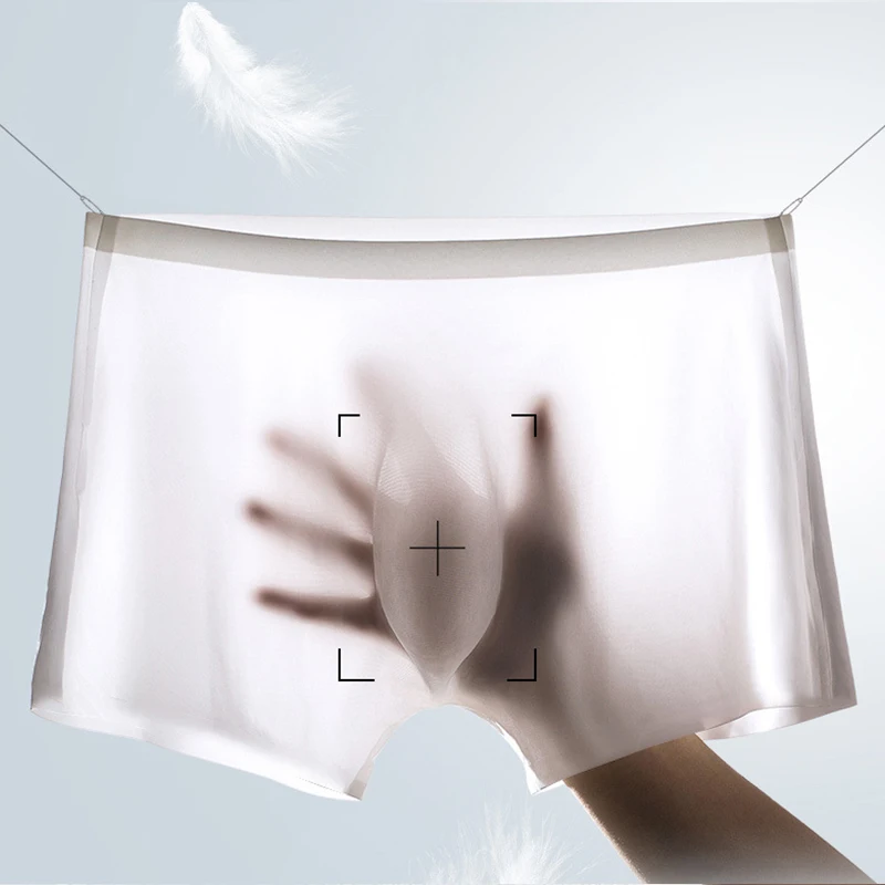 Boxer d'été en soie glacée pou - Boxer Shorts Modal avis et prix