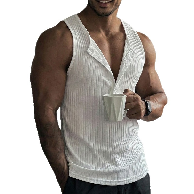 Débardeur Sportif Couleur Unie - Tank Top Ribbed avis et prix